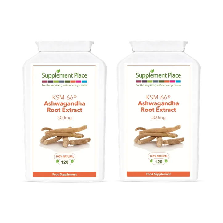 Supplement Place Ashwagandha Root Extract KSM-66 | 500mg | 240 Capsules