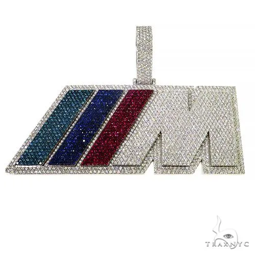 RINA - For Him CUSTOM Custom Made Diamond Logo Pendant 67444 in Rose Gold – Pendant