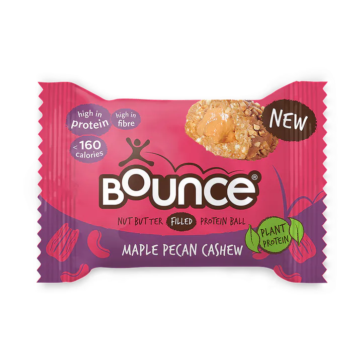 Bounce Cashew Butter Filled Maple & Pecan Plant Protein Ball 35g