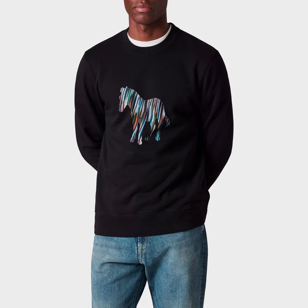 PS Paul Smith Men's Zebra Crew Sweatshirt