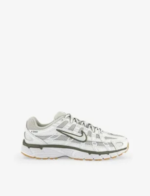 For Him P-6000 Leather and Mesh Trainers - 5 in LIGHT BONE SAIL PHANTOM – Mens | Trainers | Lace up trainers