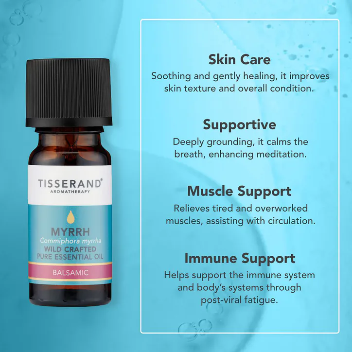 Tisserand Myrrh Wild Crafted Pure Essential Oil 9ml, additional product view 3