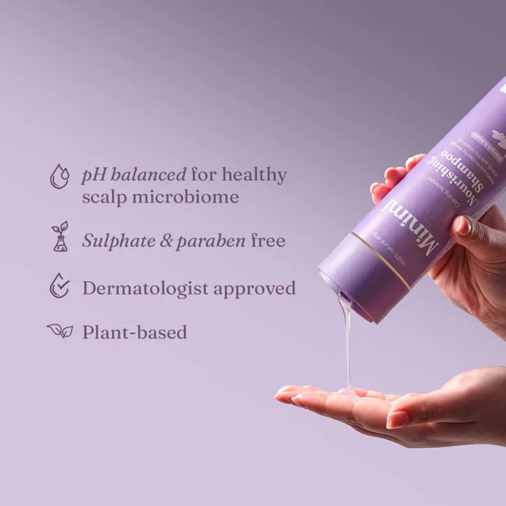 Miniml Nourishing Shampoo for Dry Hair Calming Lavender 400ml, additional product view 3