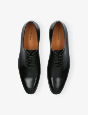 MAGNANNI Flex Leather Oxford Shoes - EUR 41 / 7 UK MEN in BLACK, additional product view 2