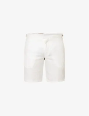 ORLEBAR BROWN Norwich two-slip-pockets mid-rise regular-fit linen shorts