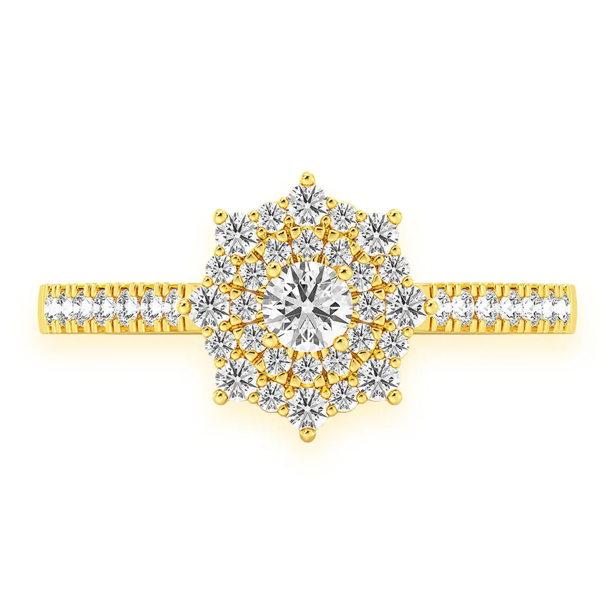 For Him Single Band Diamond Engagement Ring in Rose Gold / Lab Grown Diamond – Ring