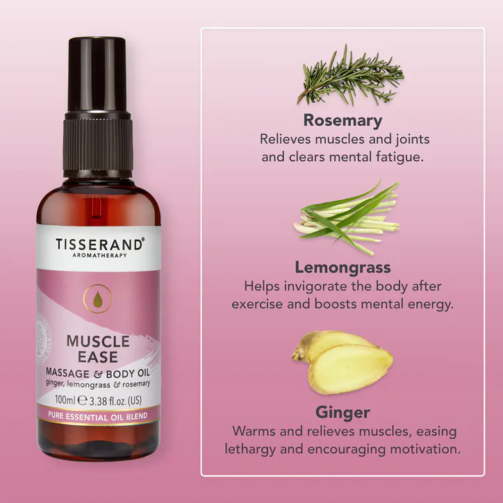 Tisserand Muscle Ease Massage & Body Oil 100ml detail 3