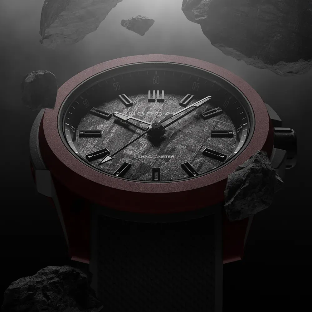 NORQAIN Wild ONE Meteorite Special Edition 42mm in Black, additional product view 3
