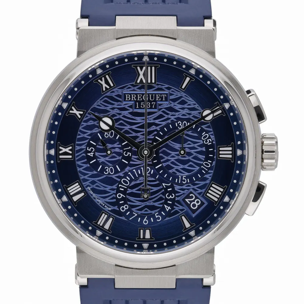 Breguet Marine 5527BB/Y2/9WV — 2023 — Excellent in Blue – Pre-owned watches