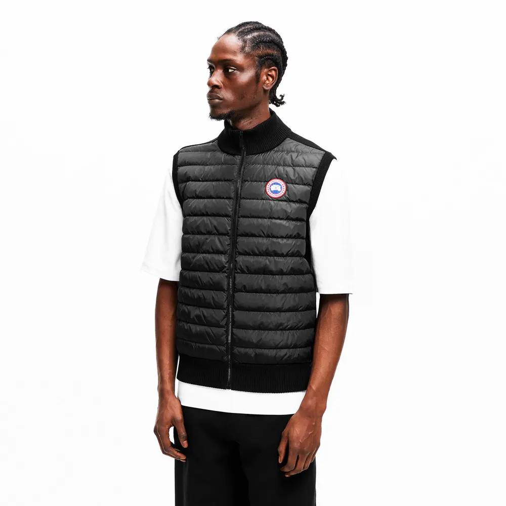 Canada Goose Men's Hybridge Knitted Sweater Vest detail 3