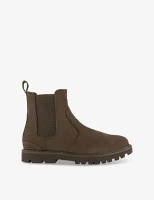 TOMS Griffin Leather Chelsea Boots - EUR 40 / 6 UK MEN in CANTEEN – Mens | Boots | Chelsea boots