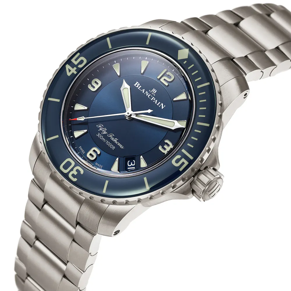 Blancpain Fifty Fathoms Automatique 45mm Mens Watch Blue in Blue, additional product view 2
