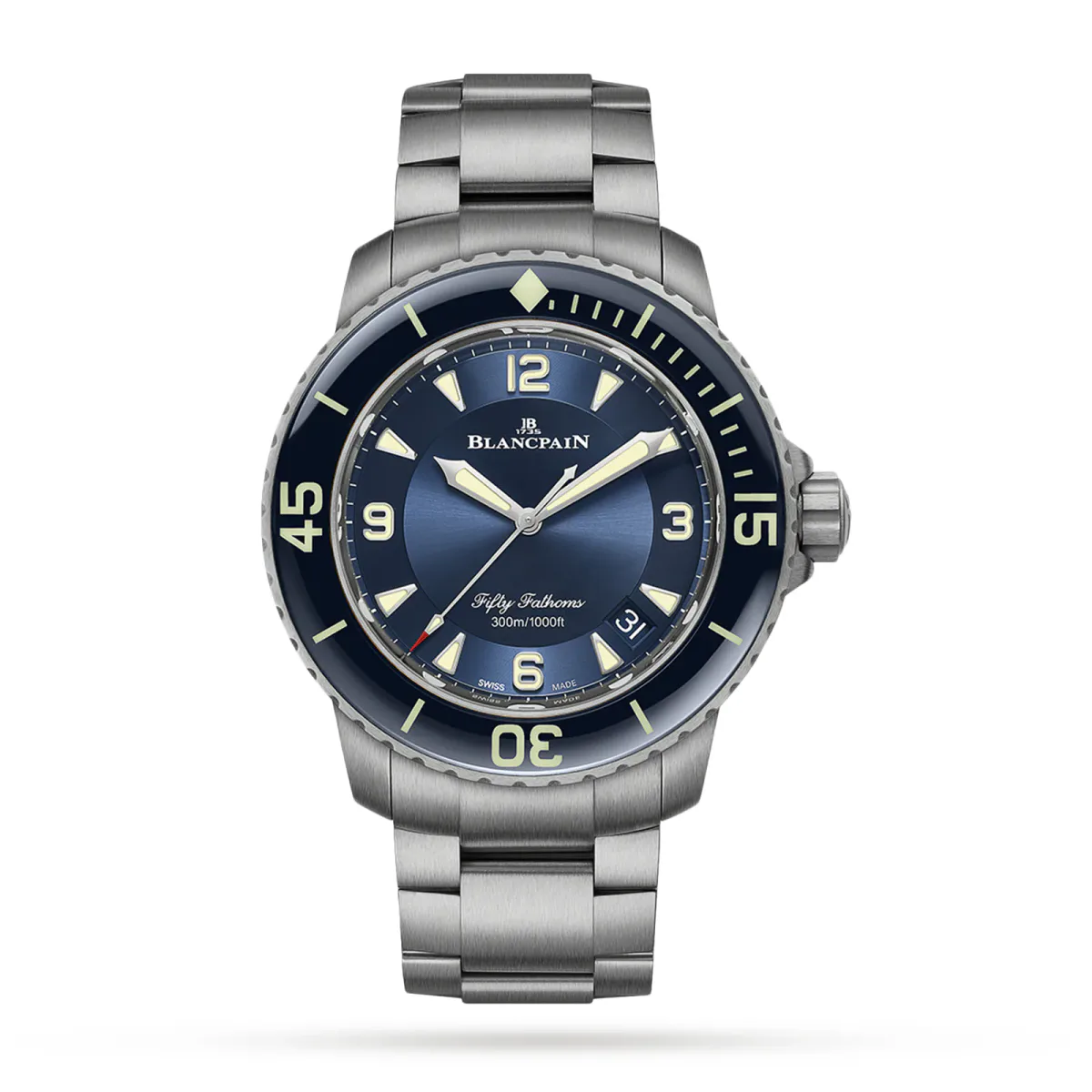 Blancpain Fifty Fathoms Automatique 45mm Mens Watch Blue