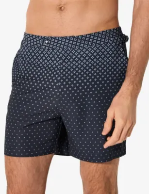 REISS Darli Geo-Print Swim Shorts detail 3