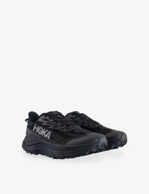 DECKERS HOKA Challenger 8 GTX Woven Trainers - 11 in BLACK CARBON BLACK, additional product view 3