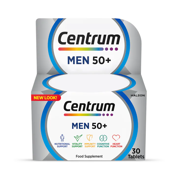 Centrum Men 50+ Multivitamins & Minerals 30 Tablets