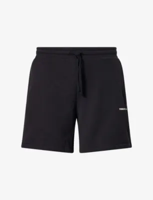 THE COUTURE CLUB Micro Copyright Logo-Print Cotton Shorts