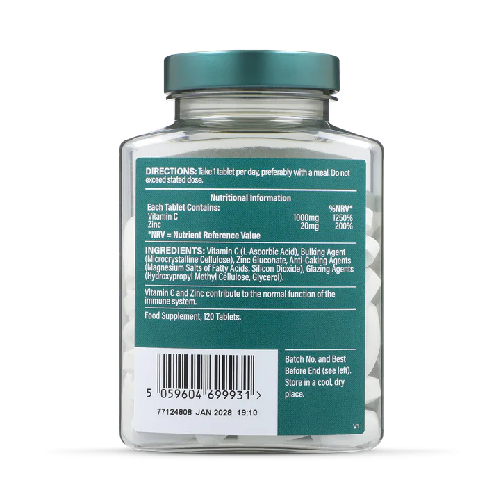 For Him Vitamin C & Zinc 120 Tablets detail 3