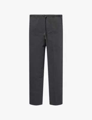 CITIZENS OF HUMANITY Relaxed-Fit Straight-Leg Cotton and Linen-Blend Trousers - Bezal (md Olv/grn) detail 2