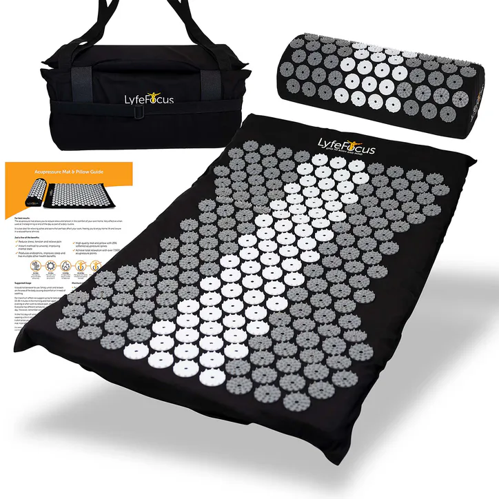Lyfe Focus LyfeFocus Acupressure Mat & Pillow Grey, additional product view 2