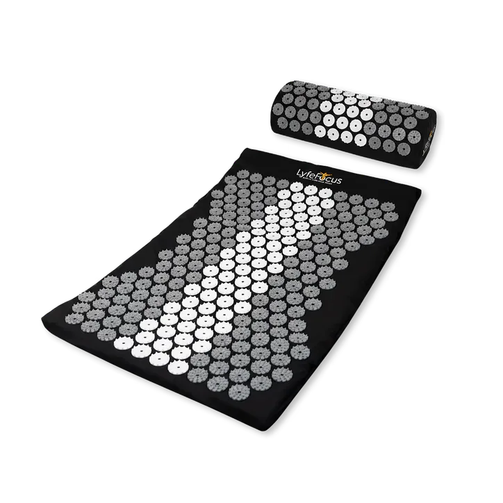 Lyfe Focus LyfeFocus Acupressure Mat & Pillow Grey – Active Nutrition > Sports Accessories > Fitness Equipment