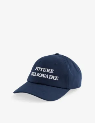 UNTIL FURTHER NOTICE Future Billionaire Embroidered Cotton Cap