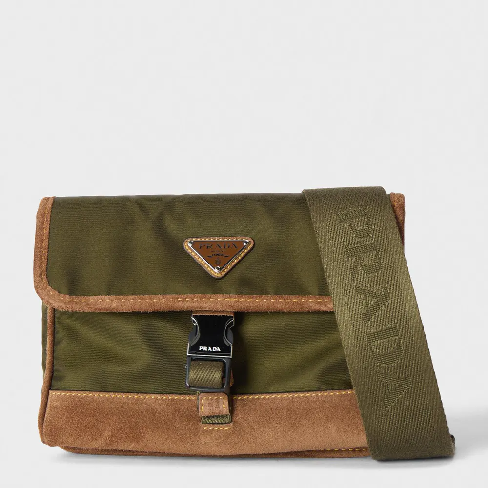 Prada Men's Nylon Cross Body Bags