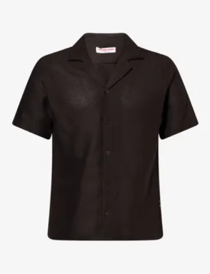 ORLEBAR BROWN Maitan Open-Weave Cotton Shirt