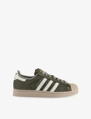 ADIDAS Superstar II Suede Trainers - 10 in OLIVE STRATA OFFWHITE ST – Mens | Trainers | Lace up trainers