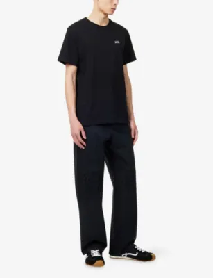 LOEWE Anagram-Embroidered Denim Jeans detail 2