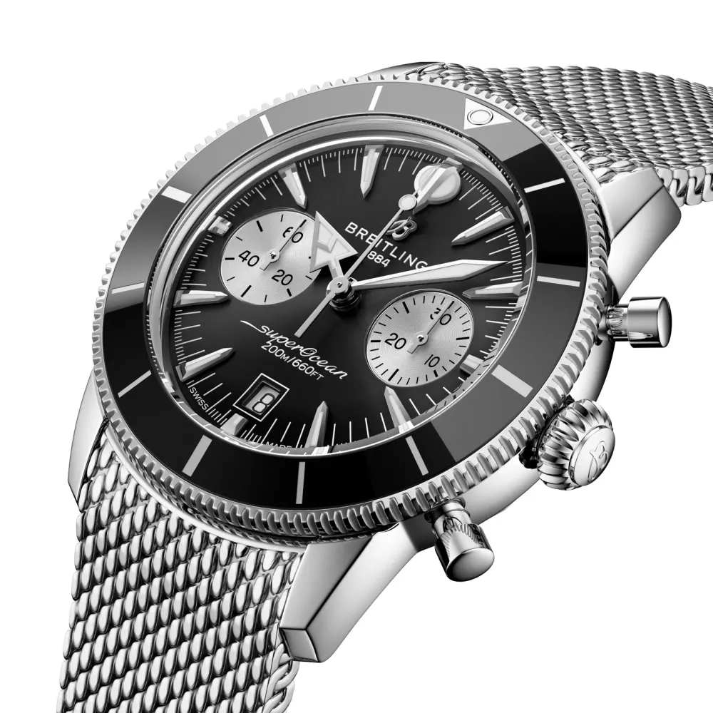 Breitling Superocean Heritage B01 42mm UK Limited Edition Mens Watch Black Stainless Steel in Black, additional product view 2