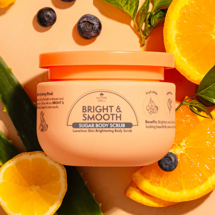 Nature Spell Bright & Smooth Sugar Body Scrub 250ml detail 2