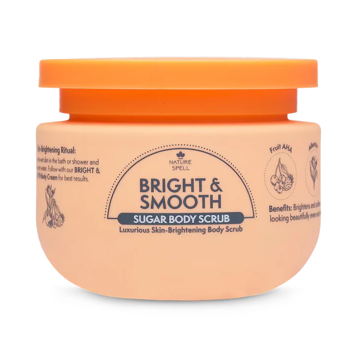 Nature Spell Bright & Smooth Sugar Body Scrub 250ml