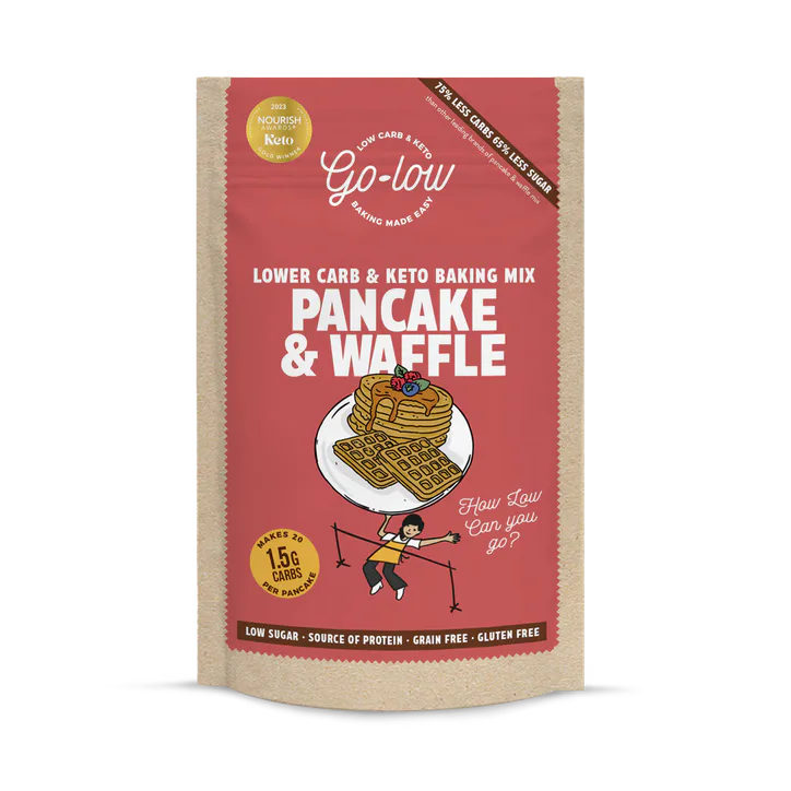 Go Low Baking Keto & Low Sugar Pancake & Waffle Mix 150g