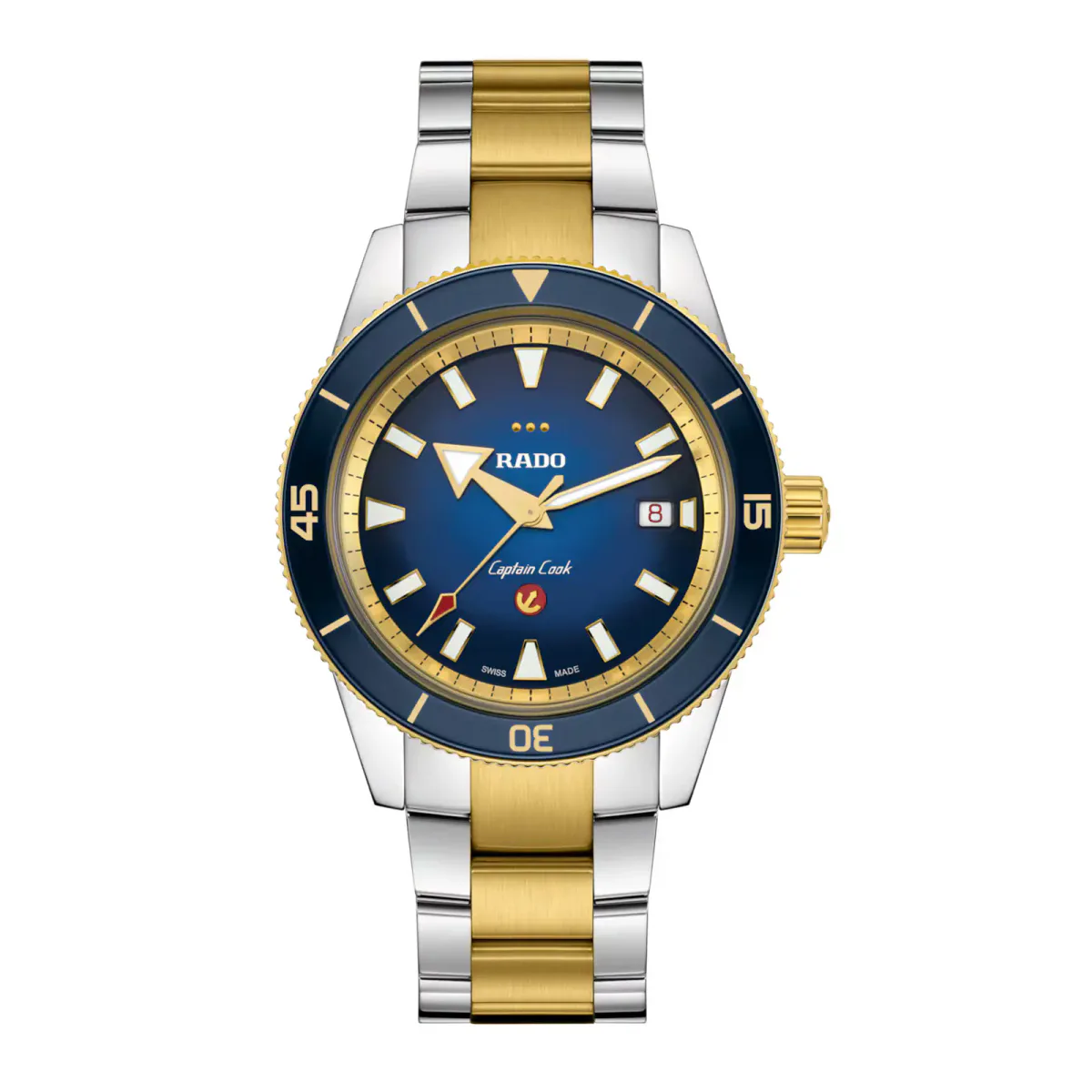 Rado Captain Cook X European Cricket Special Edition 42mm Mens Watch Blue