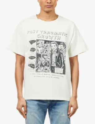 GALLERY DEPT Graphic-Print Crewneck Cotton-Jersey T-Shirt detail 3