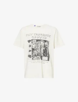GALLERY DEPT Graphic-Print Crewneck Cotton-Jersey T-Shirt