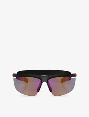 PRADA LINEA ROSSA PS A02S Irregular Injected Sunglasses