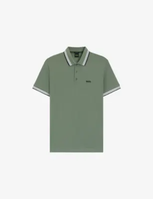BOSS Paddy cotton-piqué polo shirt