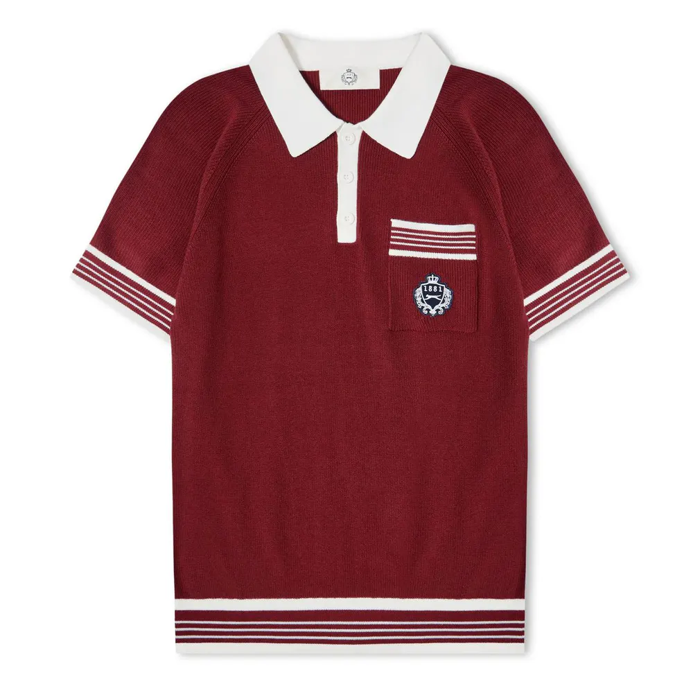 Slazenger Off-Court Mens Off-Court Clubhouse Polo Shirt in Red – Clothing