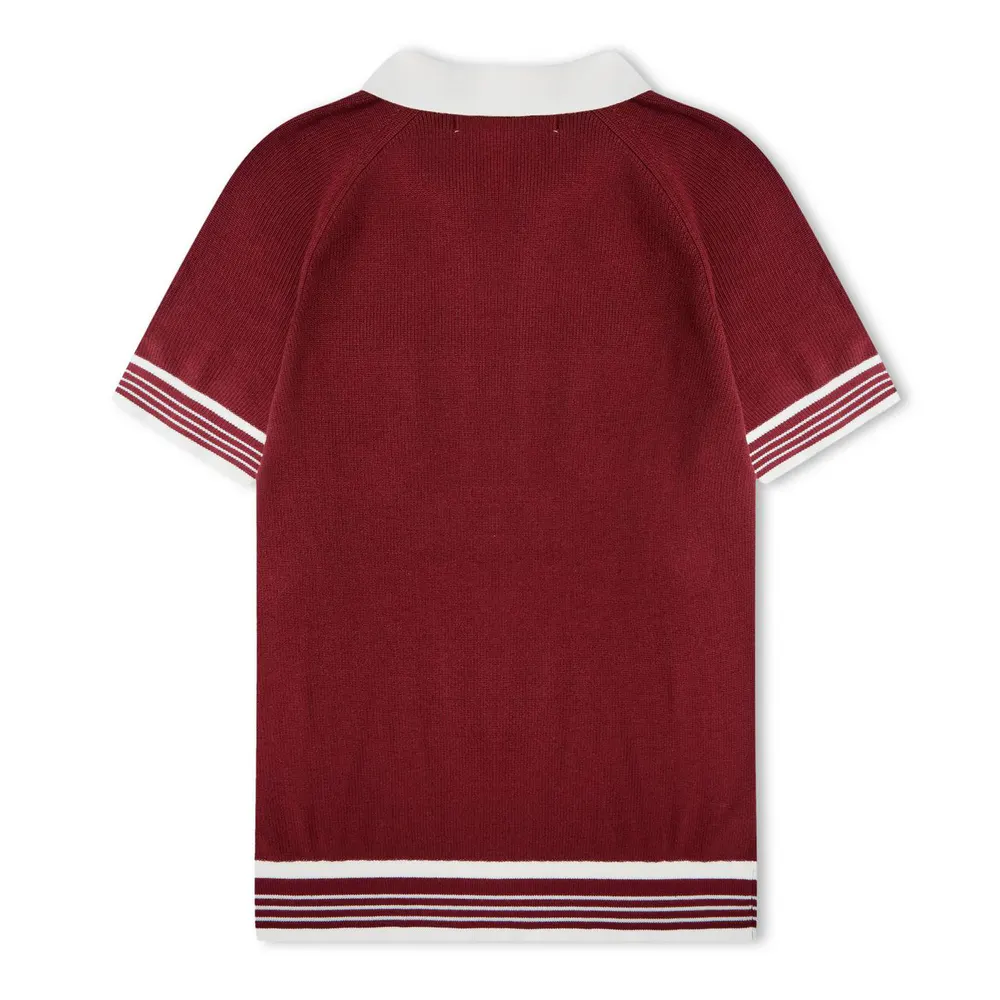 Slazenger Off-Court Mens Off-Court Clubhouse Polo Shirt in Red, additional product view 2