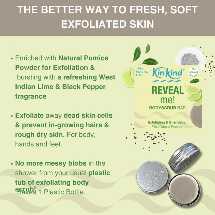 KinKind REVEAL me! Exfoliating BodyScrub Bar 50g detail 2