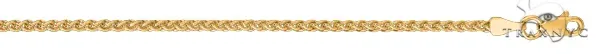 JALGAS - ROYAL CHAIN GROUP 14k Yellow Gold Shiny Round Wheat Chain 2.1mm 18 Inches 38198 in Yellow – Chain