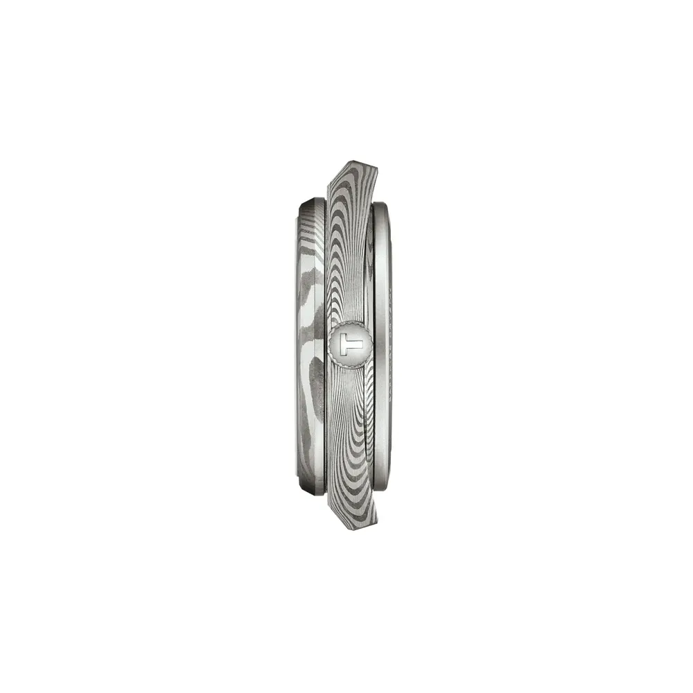 Tissot PRX Damascus 38mm Unisex Watch Grey detail 3