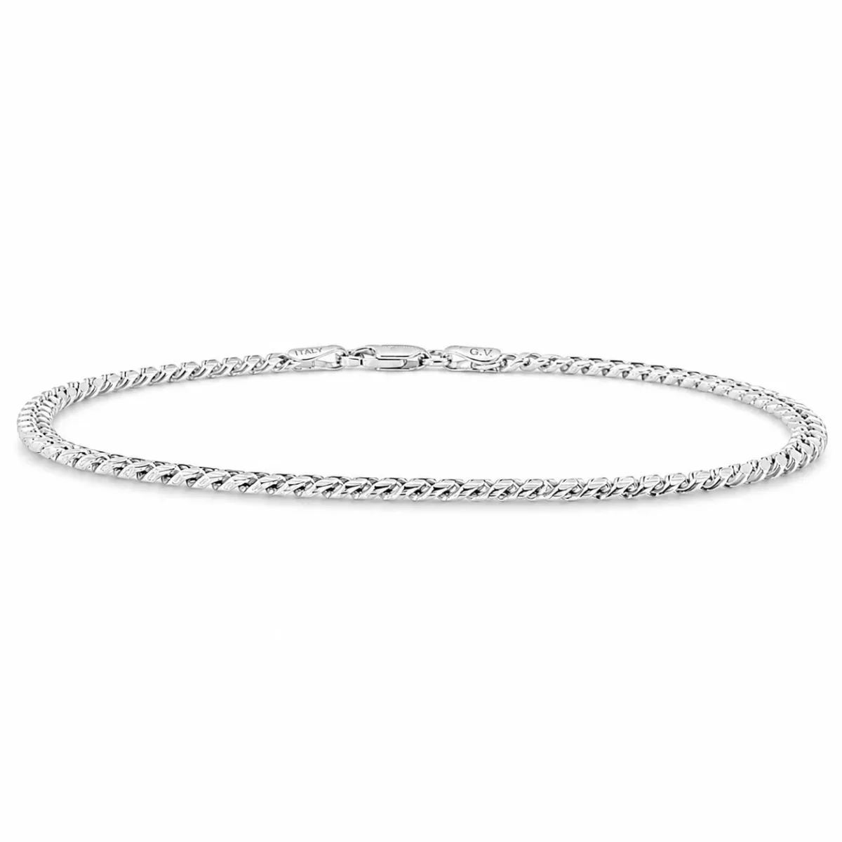 OZODBEK - SILVER CHAINS .925 Silver Miami Cuban Bracelet 3mm 71460