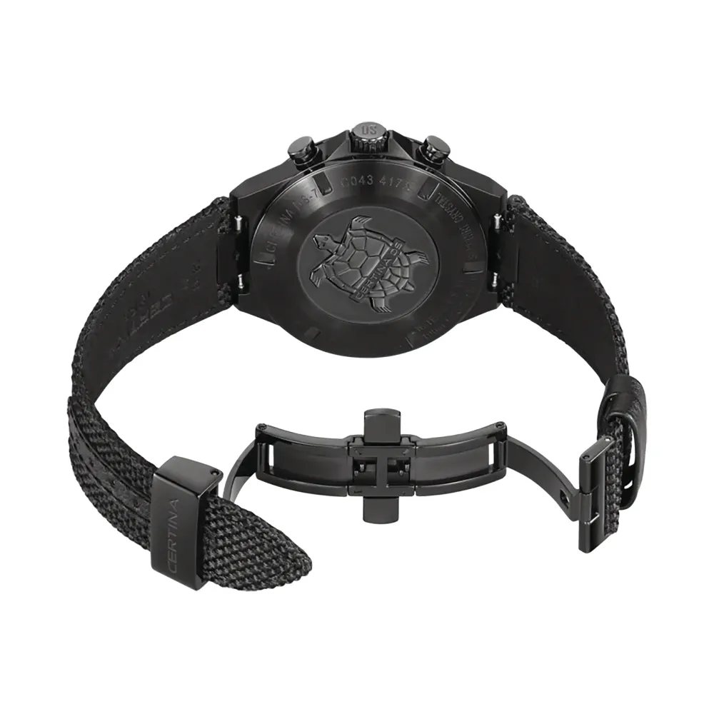 Certina DS-7 Chronograph 41mm Mens Watch in Black, additional product view 3