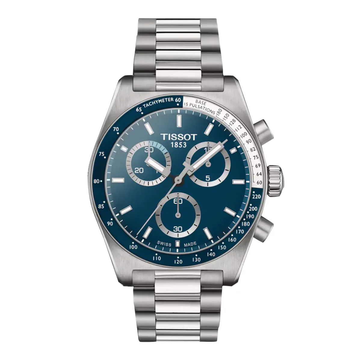 Tissot PR516 Chronograph 40mm Mens Watch Blue