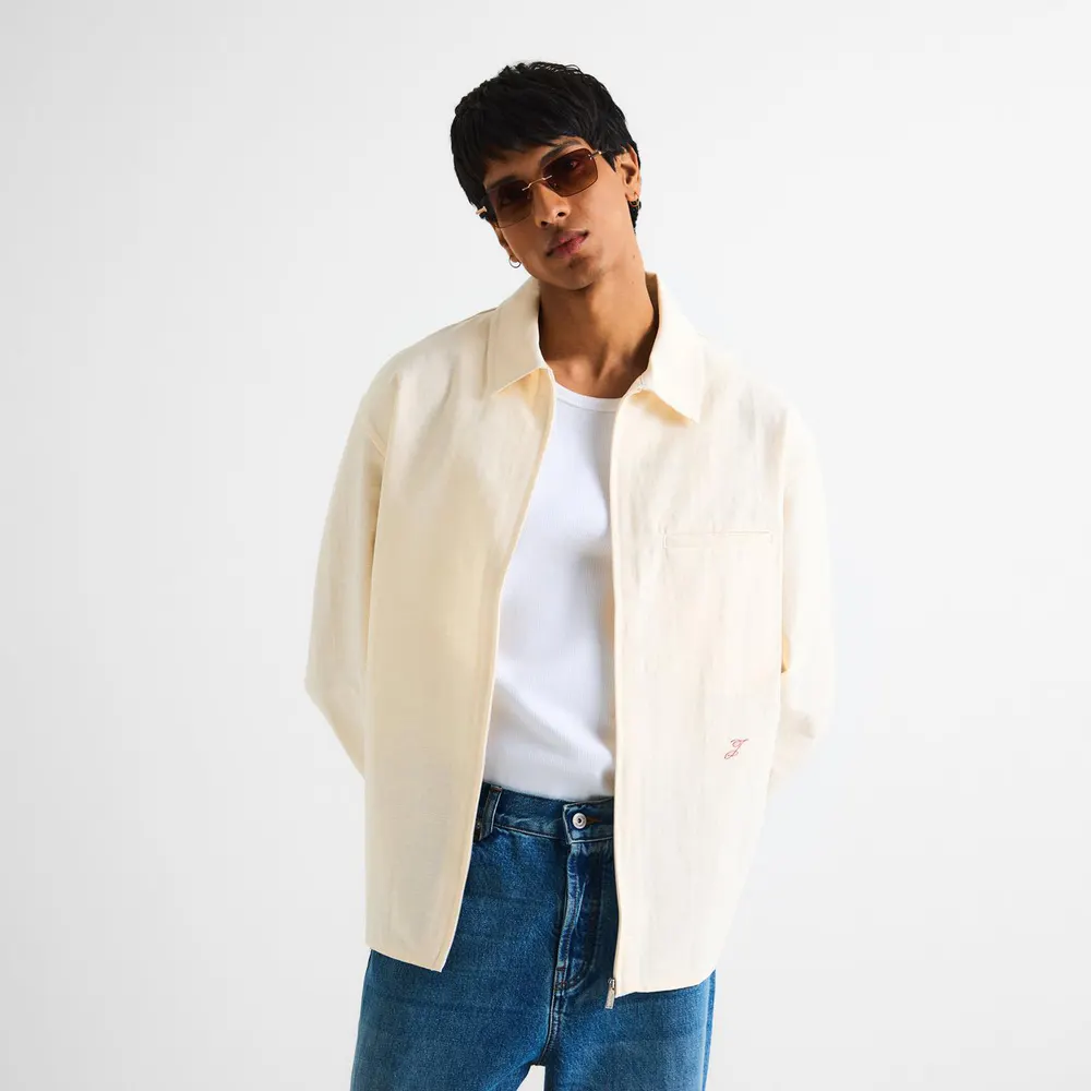 Jacquemus Men's Jacquard Rosemary Overshirt detail 3