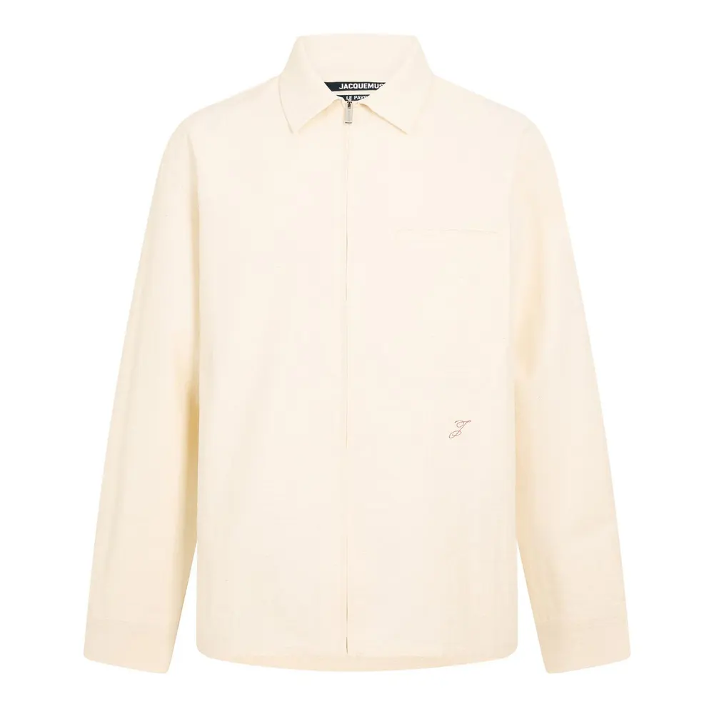 Jacquemus Men's Jacquard Rosemary Overshirt