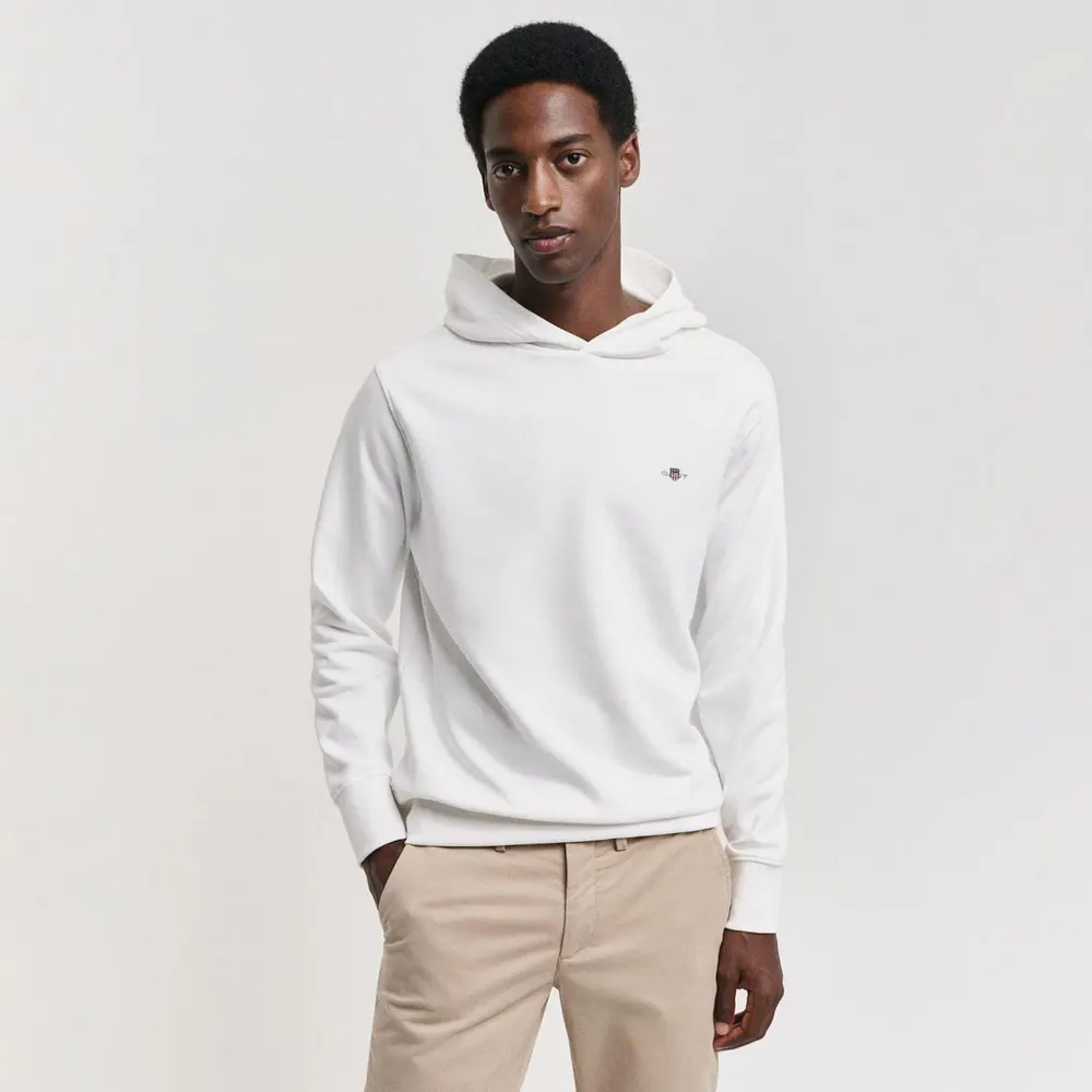 Gant Regular Fit Embroidered Archive Shield Hoodie